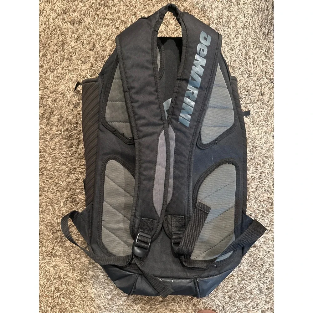 DeMarini Voodoo Baseball Softball Bat Backpack Black Grey Equipment Gear Bag - Picture 2 of 3
